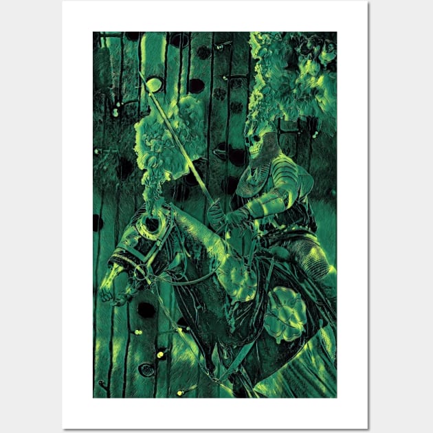 Revived knight (Green) Wall Art by Revier